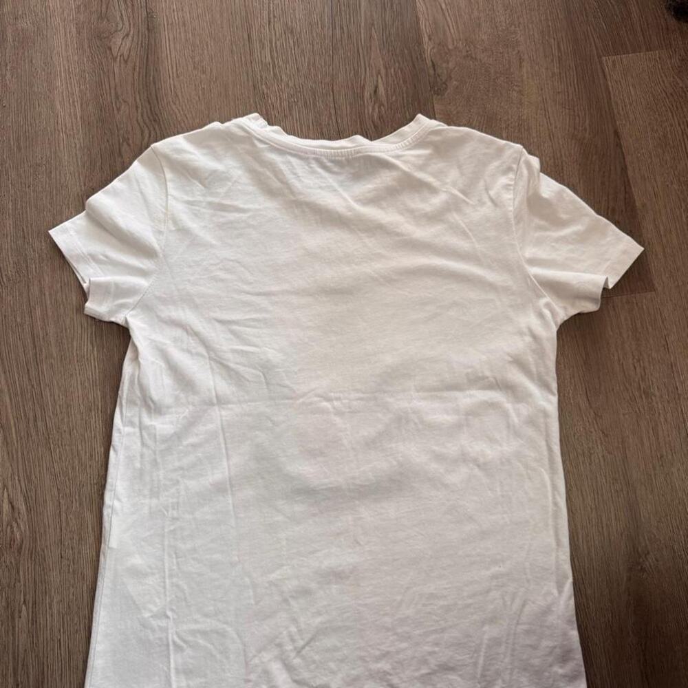 Zara White Perfume Graphic Baby Tee - Picture 5 of 5